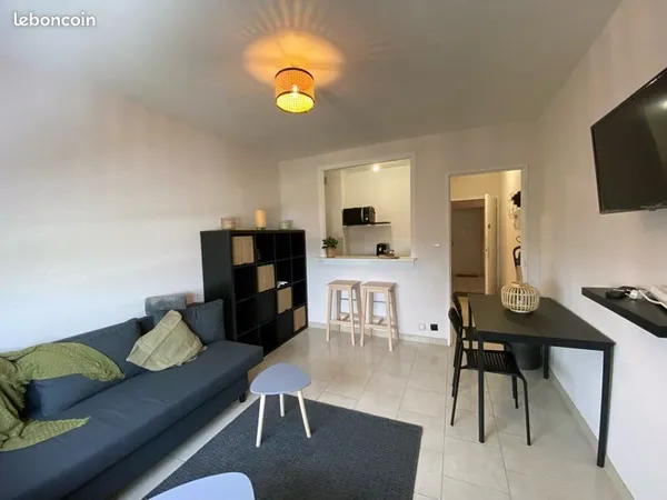 DISPONIBLE LE 01/05 - METZ DEVANT-LES-PONTS Studio meublé lumineux 1 pièce 20 m²