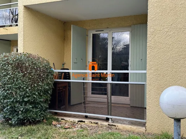 Au calme, Studio meublé 22.55 m2 avec terrasse