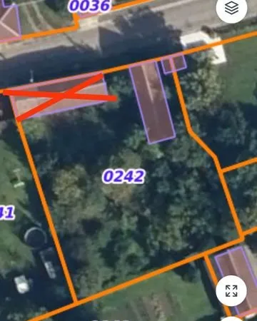 SENTELIE CENTRE - Terrain 1200m2 avec grange à restaurer