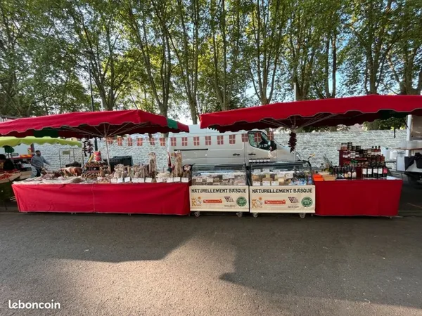 Commerce de marché spécialités Pays Basque