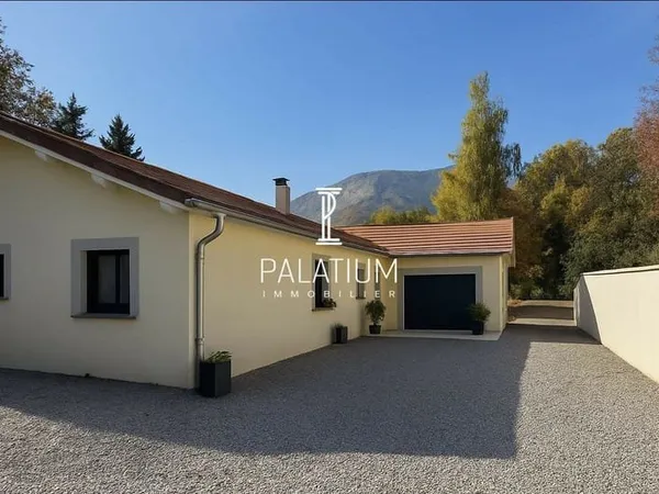 Maison contemporaine de plain-pied - 4 chambres - vue montag