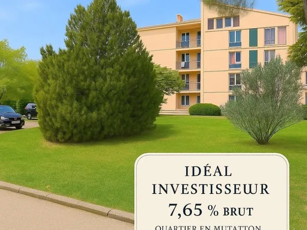 Manosque - Idéal investisseur : appartement T4 de 69 m² avec balcon et cave dans résidence sécurisée