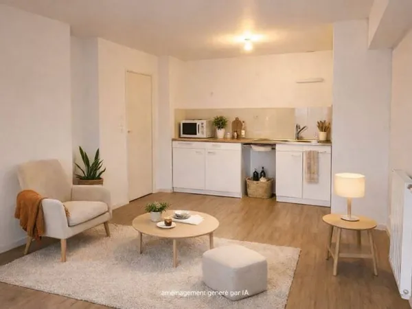 Appartement 2 pièces 44 m²