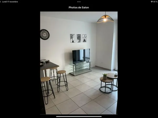 Charmant T3 meublée, ensoleillée