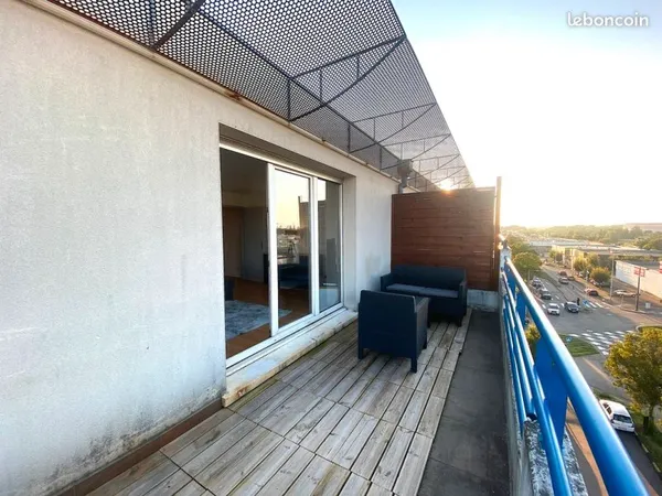 F2 52m2 garage cave balcon