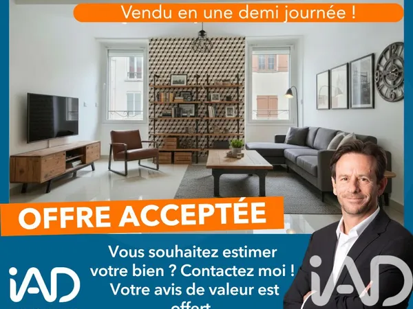 Appartement 2 pièces 50 m²