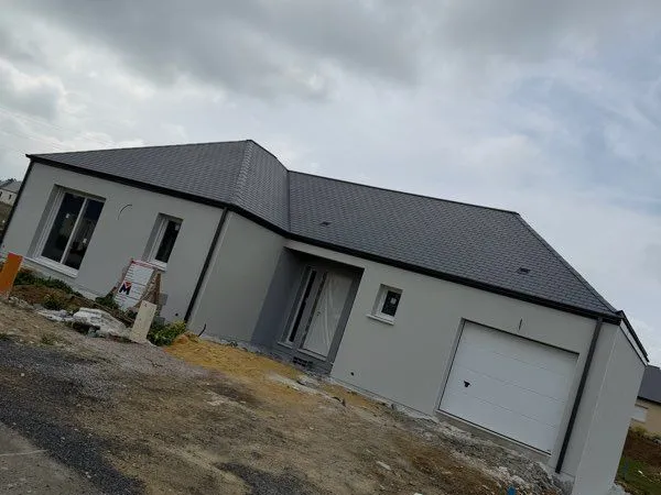 Maison neuve contemporaine 100m2 habitables look élégant