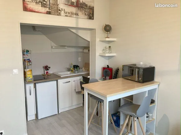 Appartement meublé 2 pièces 29 m²