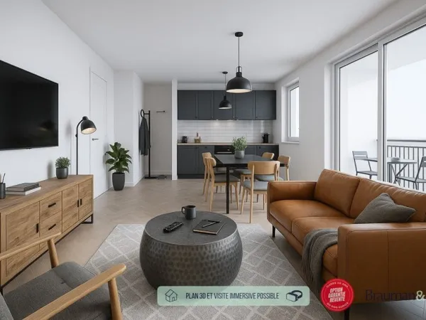4 PIÈCES de 92m² + EXT(s) de 60m² + PKG(s)