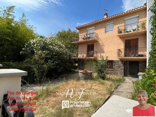 Argeles Sur Mer Appartement T3 avec jardin privatif et garage