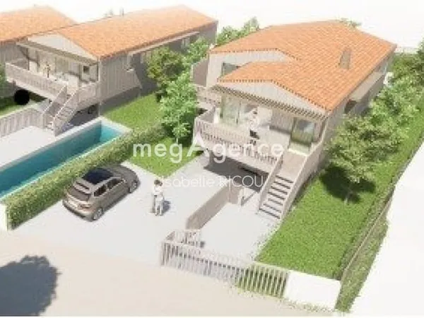 SAINT-GEORGES D'OLERON, TERRAIN A BATIR 444m² viabilisé