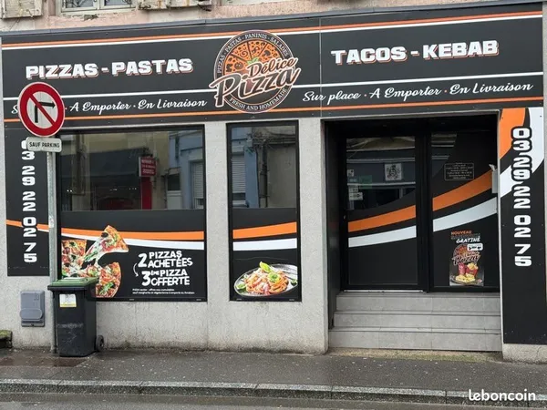🔥 urgent - vente fonds de commerce pizzeria / fast-food - remiremont centre
