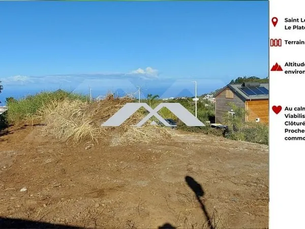 Terrain 415m² Plate Saint Leu
