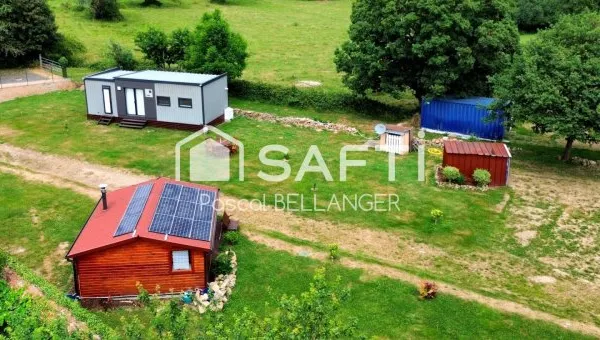 Découvrez ce magnifique mobil home de 2023, idéalement situé à Servant, proche du plan d'eau