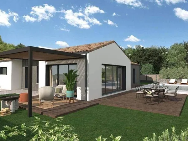 Terrain + Maison neuve en ossature bois de 115 m² à Notre-Dame-de-Monts