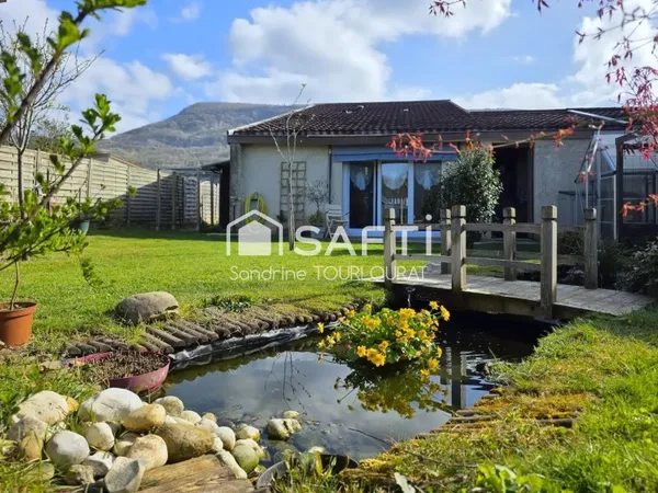 Maison avec jardin, garage, 3 chambres