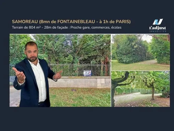 Terrain constructible 804 m²