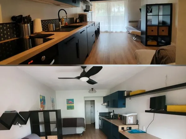 Studio cosy meublé Port de Hyères 25m2