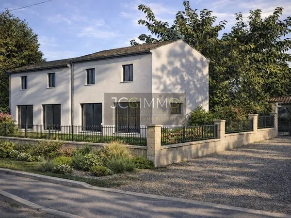 CARNOULES- Terrain de 448m2 avec permis accepté de 2 lots