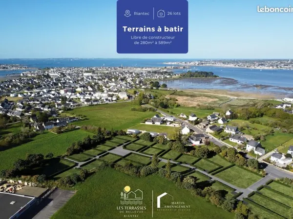 Terrain 341 m² Riantec