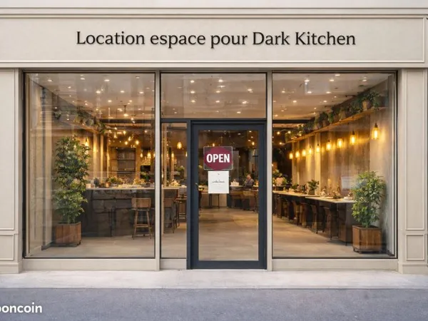 Location espace dark kitchen / laboratoire alimentaire - extraction - triphasé