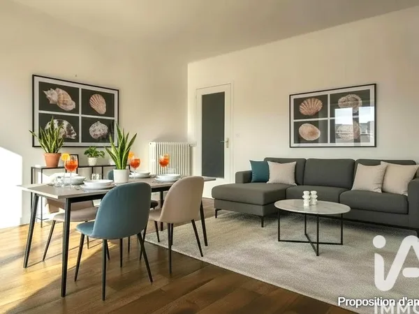 Appartement 3 pièces 58 m²