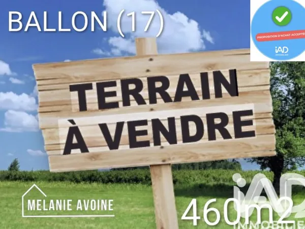 Terrain 460 m²
