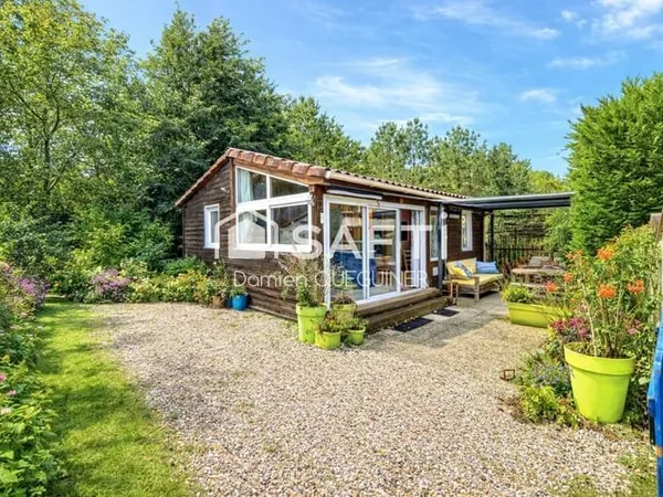 Chalet rénové avec extension possible, terrain privatif