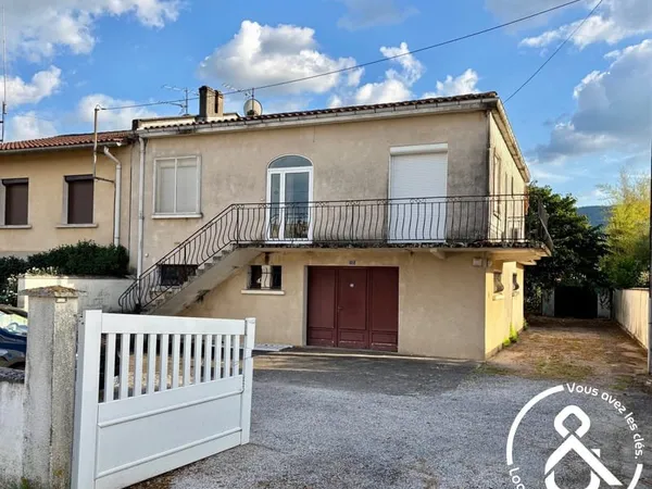 Maison 4 chambres avec garage & jardin