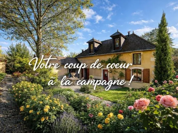 Maison en pierre rénovée - 185 m² habitables - Grand terrain constructible - Port-Lesney