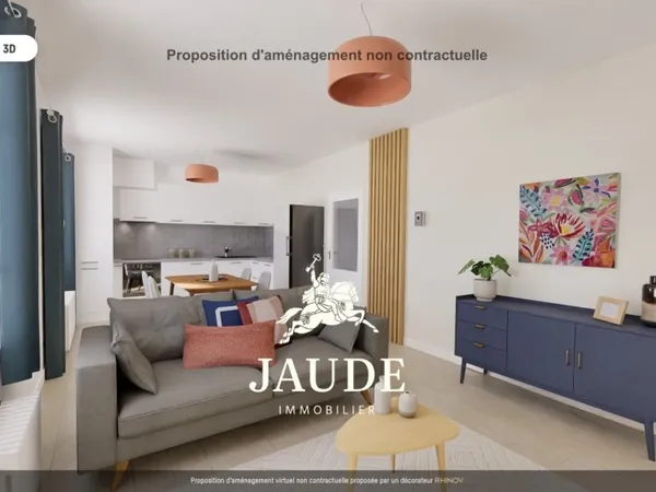 Appartement 3 pièces 62 m²