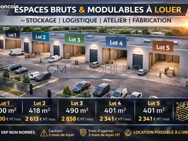 Local 401 m² Mont-de-Marsan