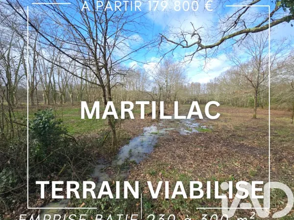 Terrain en individuel 720 m²