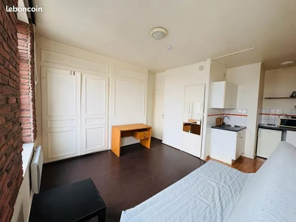 Studio 1 pièce 18 m²