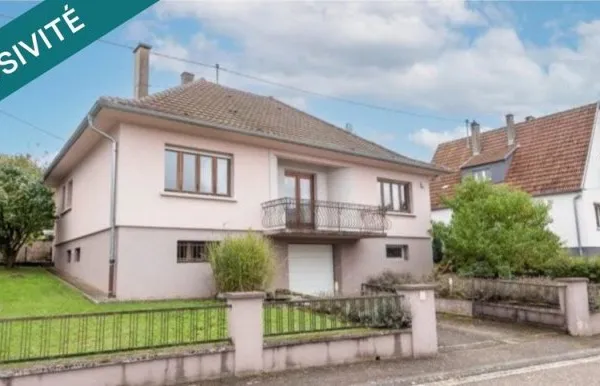 Maison de plain-pied 108m2 en excellent état.