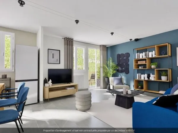 Appartement 3 pièces 58 m²