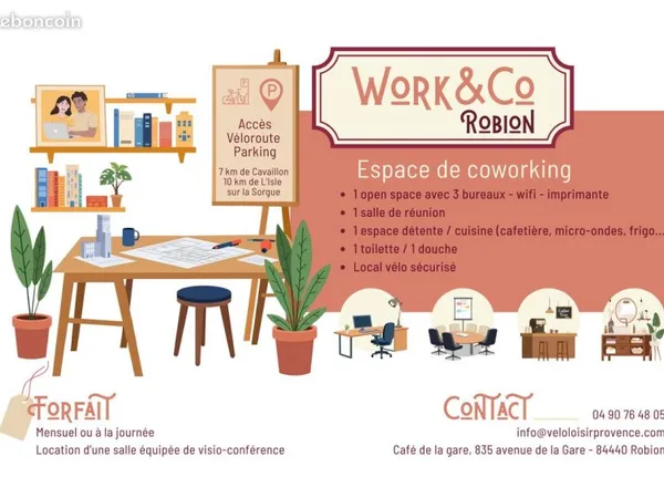 Coworking au coeur de Robion