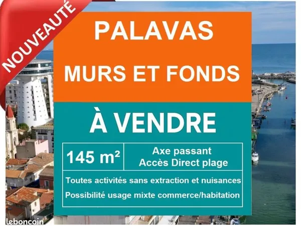 Local 145 m² Palavas-les-Flots