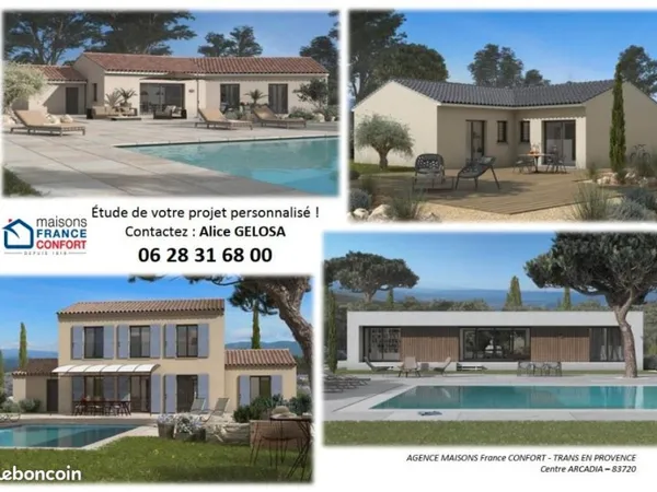 Terrain 1 110 m² La Motte