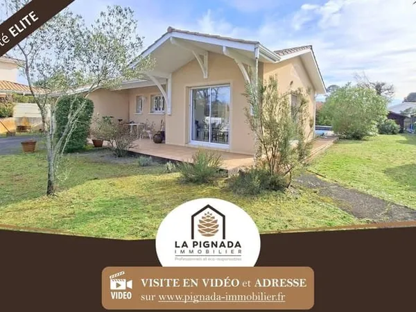Maison 110m² - 4 ch - Piscine - Garage + carport