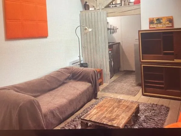T2 mansardé meublé esprit Loft