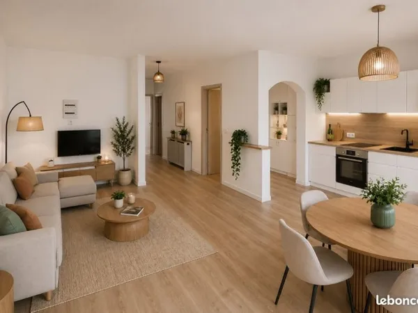 T3 de 64m² avec jardin