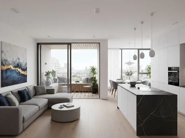 Appartement 2 pièces 43 m²