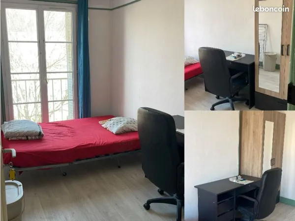 Chambre meublée disponible éligible APL