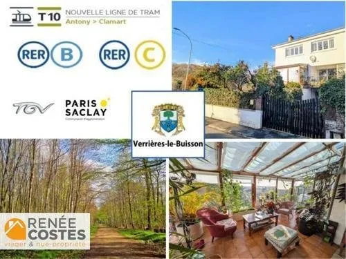 Viager occupé - F91 ans - VERRIERES LE BUISSON (91370)