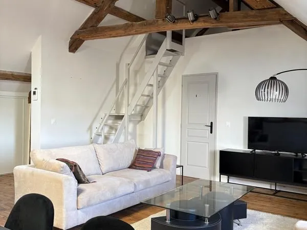Loft 3,5 pieces 78m2 rénové meublé
