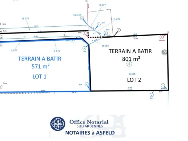Terrain 571 m²