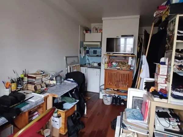 Studio 1 pièce 14 m²