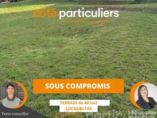 Terrain constructible de 401 m² à Locqueltas (56)