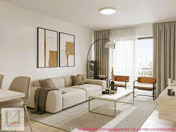 Appartement 2 pièces 42 m²